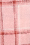 Zivame Checkered Charm Flannel Pyjama Set - Coral Cloud — thumbnail 7
